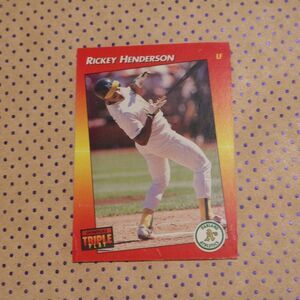 Rickey Henderson #63 Baseball Card